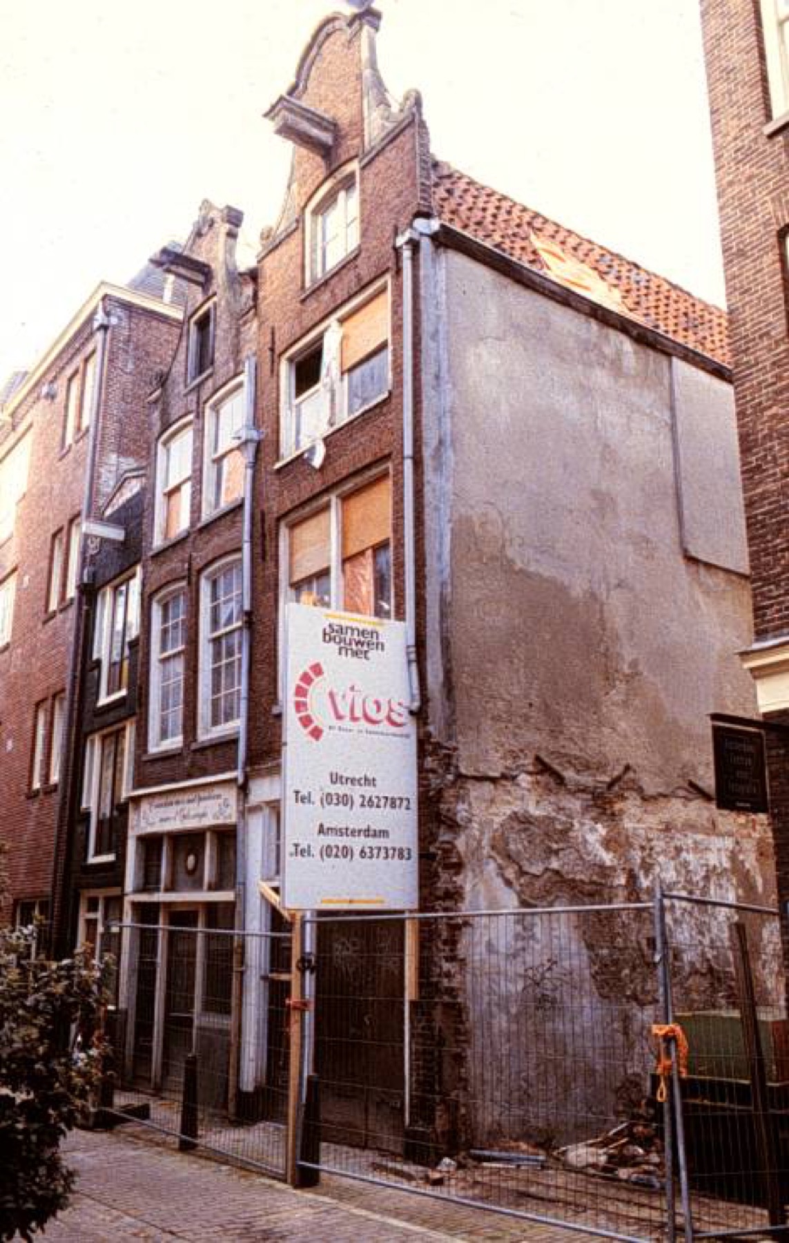 Bethaniënstraat 3, 5 en 7 vóór herstel